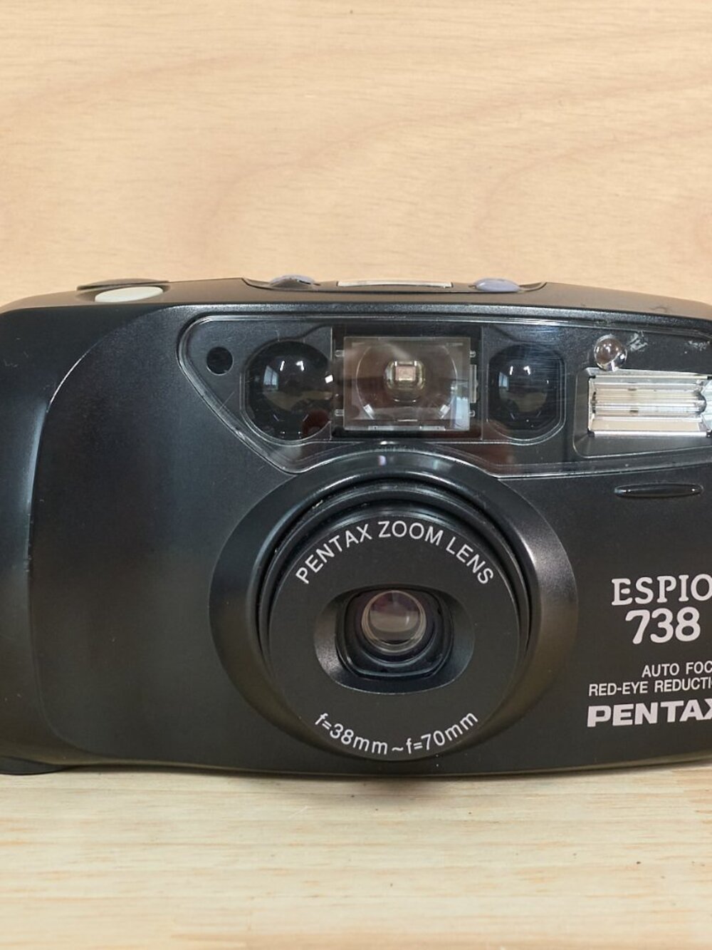 Pentax Espio 738 35mm Point & Shoot Film Camera Tested Working